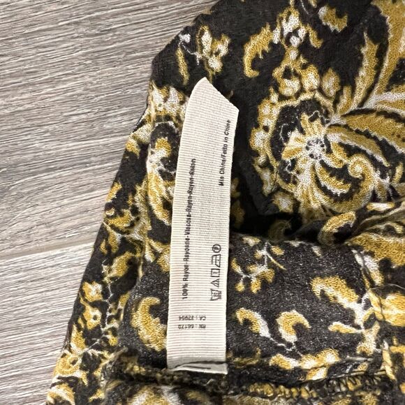 Intimately Free People Multicolor Paisley Printed Ruffle Boho Tank Top Sz Med - Picture 7 of 8